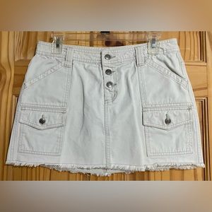 Aeropostale khaki mini skirt